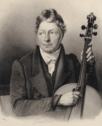 Бернхард Генрих Ромберг. Портрет кисти неизвестного художника, 1815 г.