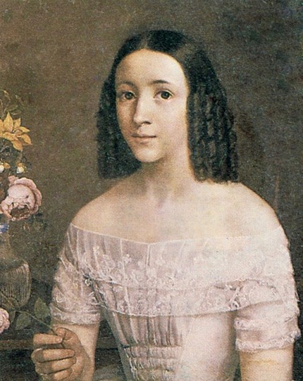 Е. А. Санковская. Художник Н. Федоров (первая половина XIX в.)