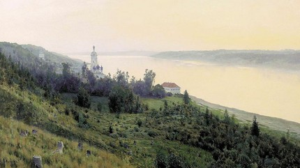 Исаак Левитан. «Вечер. Золотой Плёс» (1889)