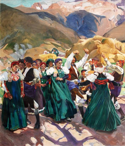 Aragón. La jota, por Joaquín Sorolla (1914).
