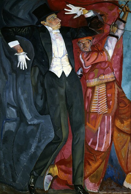 Б. Григорьев. Портрет В. Мейерхольда, 1916