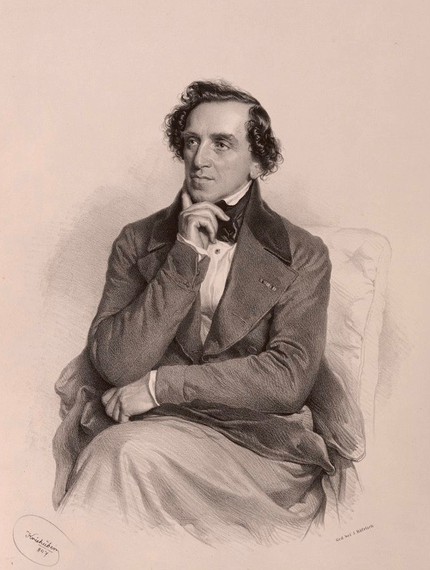 Джакомо Мейербер. Портрет 1847 года