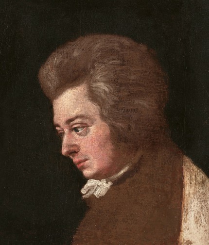 Портрет Моцарта работы Йозефа Ланге, 1782/1789 год