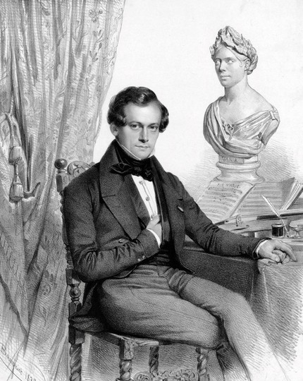 Шарль Огюст де Берио (портрет Шарля Бонье 1838 года)