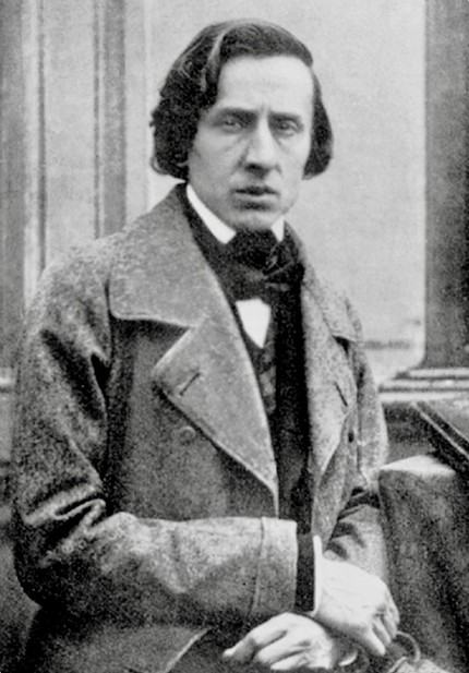 Шопен в 1849 году, одна из двух сохранившихся фотографий композитора