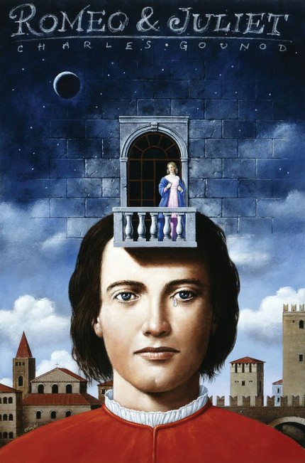 Опера Шарля Гуно «Ромео и Джульетта». Постер Р. Олбиньского